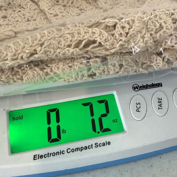 Crocheted Sleeveless Top Size S Cottagecore Beachy Bohemian Coconut Girl Retro - Picture 15 of 16